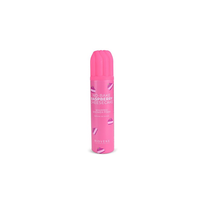 Biovène No-Bake Raspberry Cheesecake Shower Foam - Šlehačková sprchová pěna 250ml