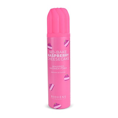 Biovène No-Bake Raspberry Cheesecake Shower Foam - Šlehačková sprchová pěna 250ml