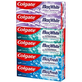 Colgate Max Mix Sixpack Toohtpaste - Zubní pasta 75ml