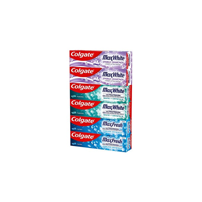 Colgate Max Mix Sixpack Toohtpaste - Zubní pasta 75ml