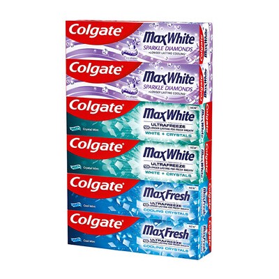 Colgate Max Mix Sixpack Toohtpaste - Zubní pasta 75ml
