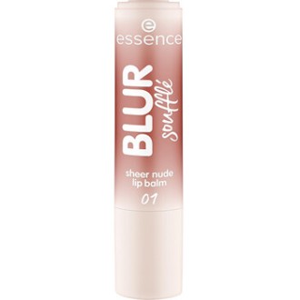 Essence Blur Soufflé Sheer Nude Lip Balm - Balzám na rty 3 g 02 Nude Peach