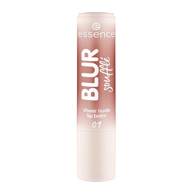 Essence Blur Soufflé Sheer Nude Lip Balm - Balzám na rty 3 g 02 Nude Peach