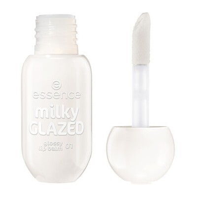 Essence Milky GLAZED Glossy Lip Balm - Lesklý balzám na rty 4 ml 03 Cream Of The Crop
