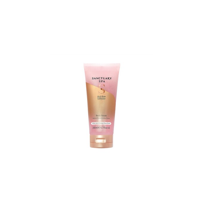 Sanctuary Spa Lilly & Rose Collection Body Scrub ( Lilie a růže ) - Tělový peeling 200ml