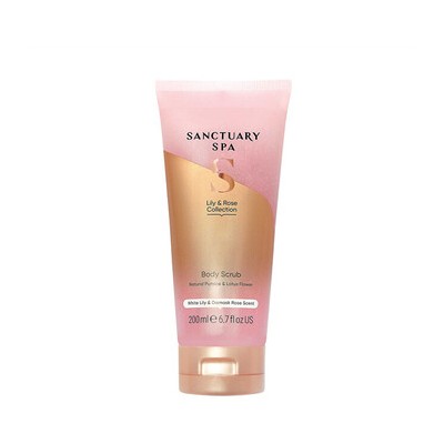 Sanctuary Spa Lilly & Rose Collection Body Scrub ( Lilie a růže ) - Tělový peeling 200ml