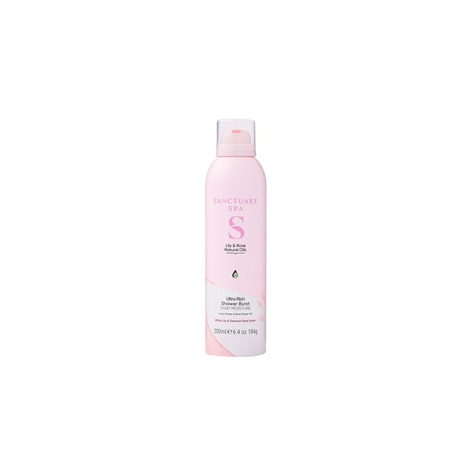 Sanctuary Spa Lilly & Rose Collection Ultra Rich Shower Burst ( Lilie a růže ) - Sprchová pěna 200ml