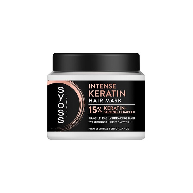 Syoss Intense Keratin Hair Mask - Maska na vlasy 400ml