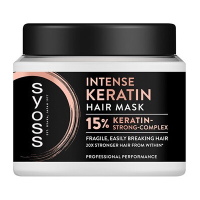 Syoss Intense Keratin Hair Mask - Maska na vlasy 400ml
