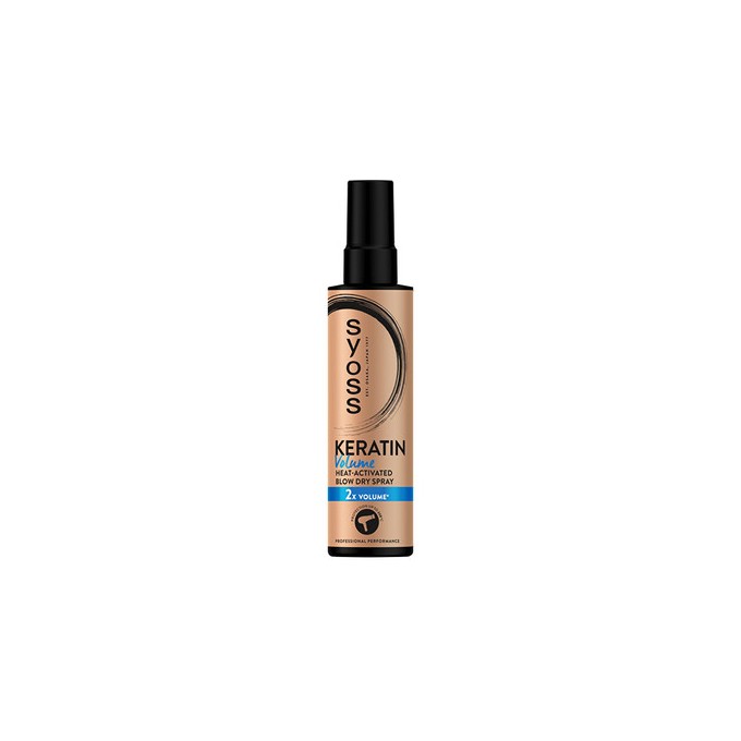 Syoss Keratin Volume Blow Dry Spray - Sprej pro objem vlasů 200ml