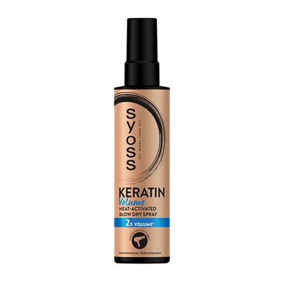 Syoss Keratin Volume Blow Dry Spray - Sprej pro objem vlasů 200ml