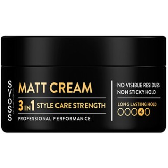 Syoss Matt Fiber Cream - Matující krém na vlasy 100ml