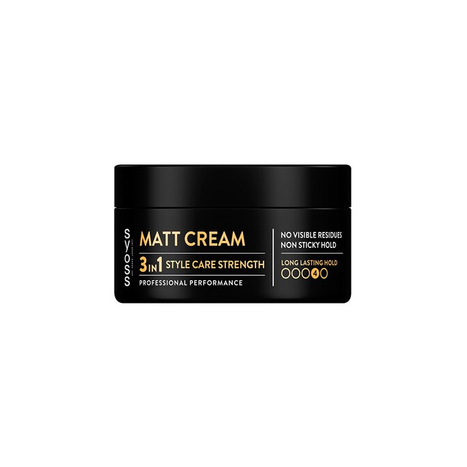 Syoss Matt Fiber Cream - Matující krém na vlasy 100ml
