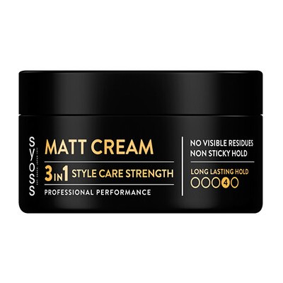 Syoss Matt Fiber Cream - Matující krém na vlasy 100ml