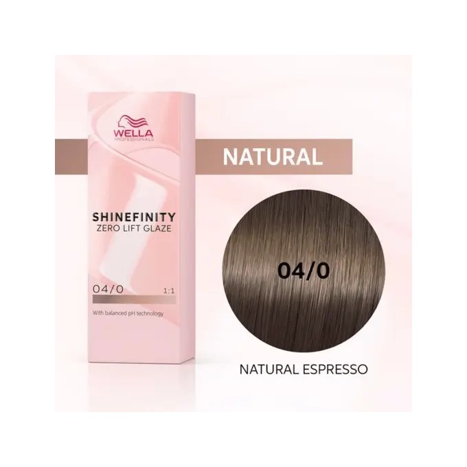 Wella Professional Shinefinity Zero Lift Glaze - plaukų dažai, 60 ml - 00/00 Clear