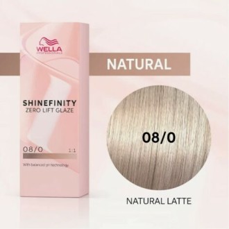 Wella Professional Shinefinity Zero Lift Glaze - plaukų dažai, 60 ml - 08/98 Silver Pearl