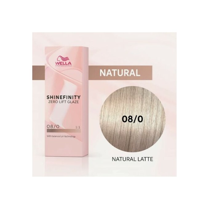 Wella Professional Shinefinity Zero Lift Glaze - plaukų dažai, 60 ml - 08/98 Silver Pearl