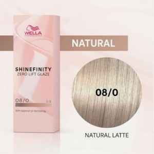 Wella Professional Shinefinity Zero Lift Glaze - plaukų dažai, 60 ml - 08/98 Silver Pearl