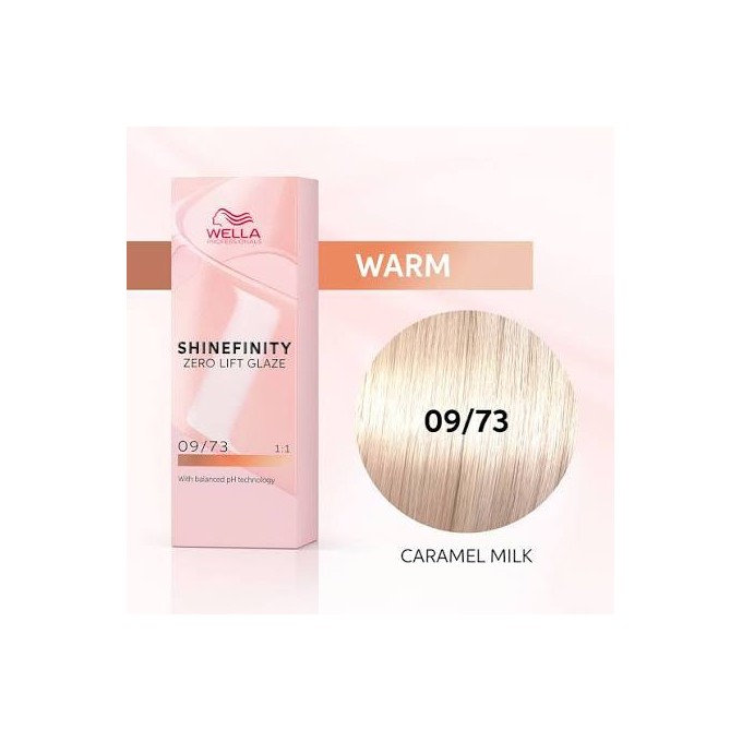Wella Professional Shinefinity Zero Lift Glaze - plaukų dažai, 60 ml - 09/07 Beige Sand