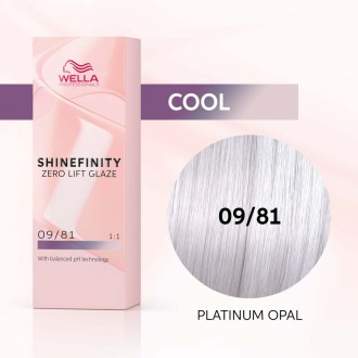 Wella Professional Shinefinity Zero Lift Glaze - plaukų dažai, 60 ml - 09/07 Beige Sand