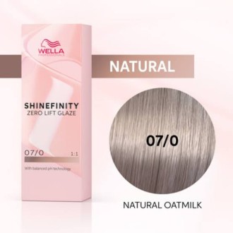 Wella Professional Shinefinity Zero Lift Glaze - plaukų dažai, 60 ml - 07/12 Cool Mushroom