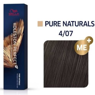 Wella Professional Koleston Perfect ME + Pure Naturals - Permanent hair color 4/0