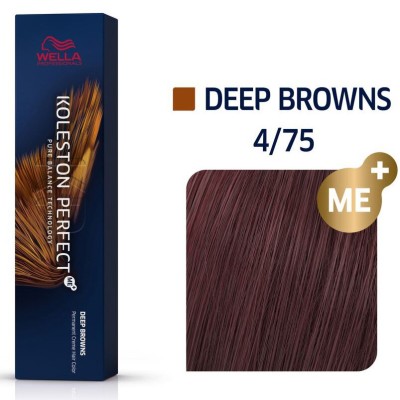 Wella Professional Koleston Perfect ME + Pure Naturals - Permanent hair color 4/0