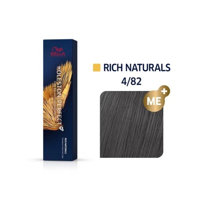 Wella Professional Koleston Perfect ME + Pure Naturals - Permanent hair color 4/0