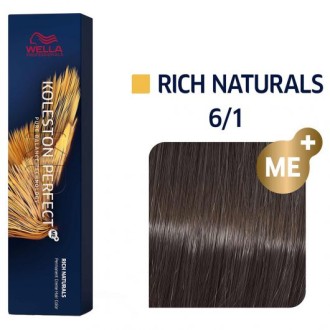 Wella Professional Koleston Perfect ME + Pure Naturals - plaukų dažai, 60 ml - 6/07