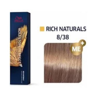 Wella Professional Koleston Perfect ME + Pure Naturals - plaukų dažai, 60 ml - 8/01