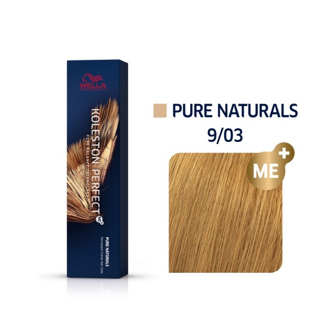 Wella Professional Koleston Perfect ME Rich Naturals - plaukų dažai, 60 ml - 9/03