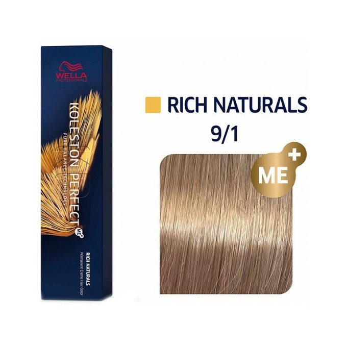 Wella Professional Koleston Perfect ME Rich Naturals - plaukų dažai, 60 ml - 9/17
