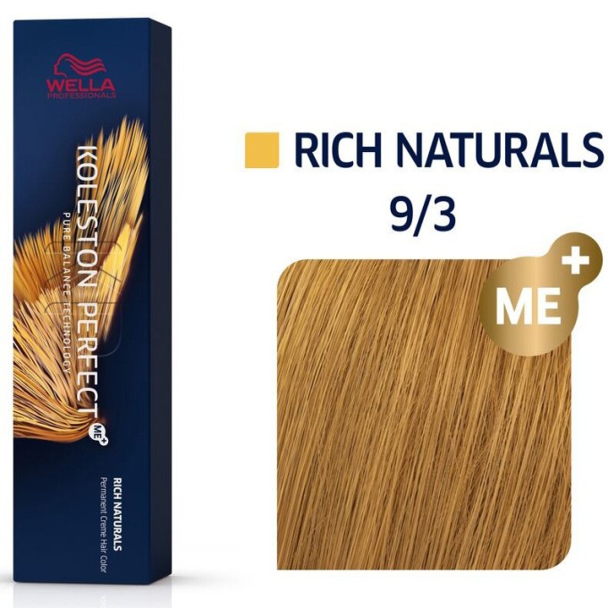 Wella Professional Koleston Perfect ME Rich Naturals - plaukų dažai, 60 ml - 9/17