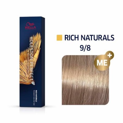 Wella Professional Koleston Perfect ME Rich Naturals - plaukų dažai, 60 ml - 9/8