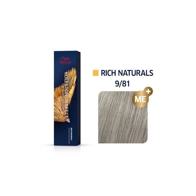 Wella Professional Koleston Perfect ME Rich Naturals - plaukų dažai, 60 ml - 9/8