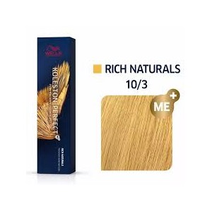 Wella Professional Koleston Perfect ME Rich Naturals - plaukų dažai, 60 ml - 10/3