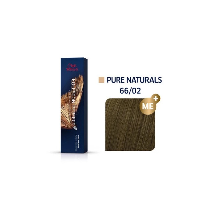 Wella Professional Koleston Perfect ME + Pure Naturals - plaukų dažai, 60 ml - 66/0