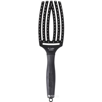 Olivia Garden Fingerbrush Combo Medium - Antistatic hair brush with bristles