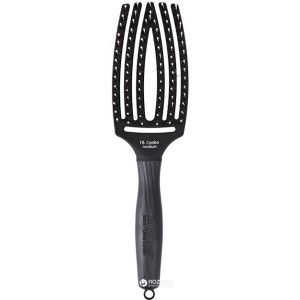 Olivia Garden Fingerbrush Combo Medium - Antistatic hair brush with bristles