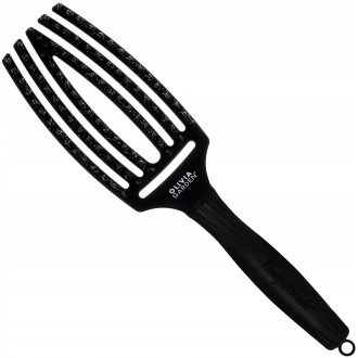 Olivia Garden Fingerbrush Combo Medium - Antistatic hair brush with bristles