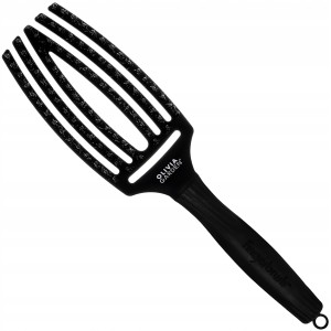 Olivia Garden Fingerbrush Combo Medium - Antistatic hair brush with bristles