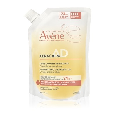 Avène XeraCalm AD Replenishing Cleansing Oil Refill - Náplň relipidačního mycího oleje 400ml