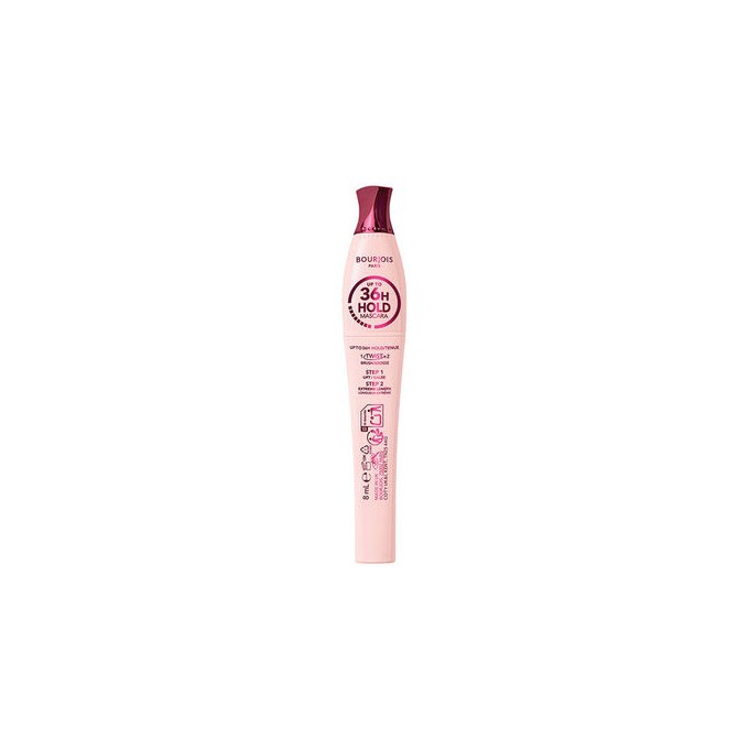 Bourjois Twist, Lift & Freeze Mascara - Řasenka pro prodloužení a natočení řas 8 ml 001 Ultra Black