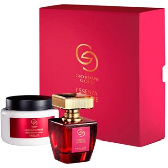 Oriflame Giordani Gold Essenza Supreme Dárková sada EDP 50 ml a tělový krém 250 ml