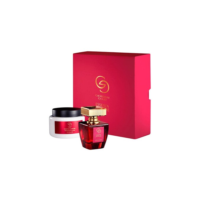 Oriflame Giordani Gold Essenza Supreme Dárková sada EDP 50 ml a tělový krém 250 ml