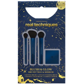 Real Techniques Blush & Glow Set - Sada štětců a zrcátka