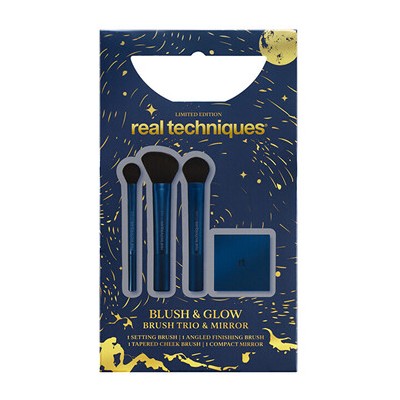 Real Techniques Blush & Glow Set - Sada štětců a zrcátka