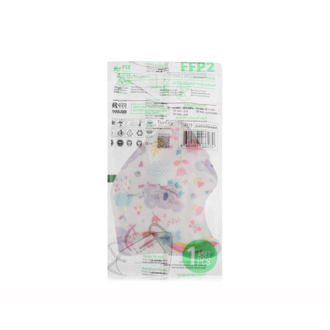 Respirator FFP2 For Girls (BFE 98%) 1 pc