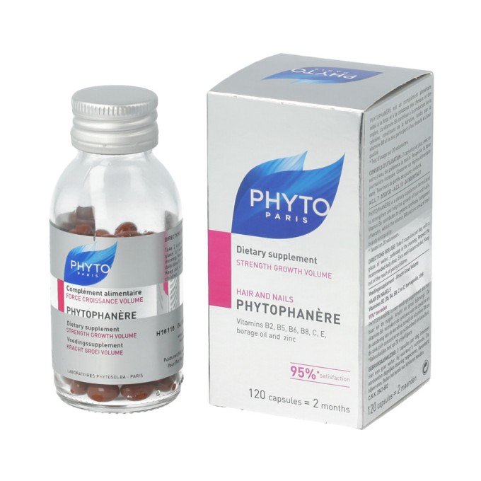 Phyto Phytophanére Dietary Supplement Strenght Growth Volume Hair & Nails 120 pcs
