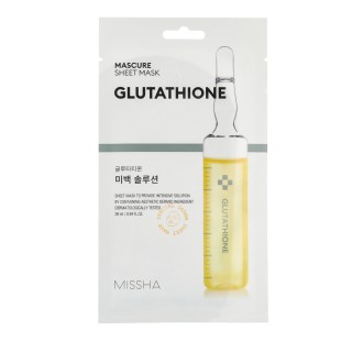 MISSHA Mascure Sheet Glutathione kaukė, 28 ml